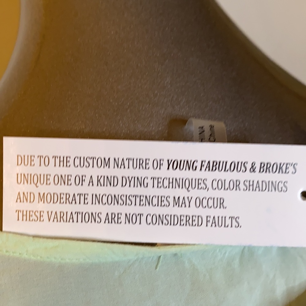 NWT Young Fabulous & Broke 3/4 Sleeve Top - Picture 8 of 8